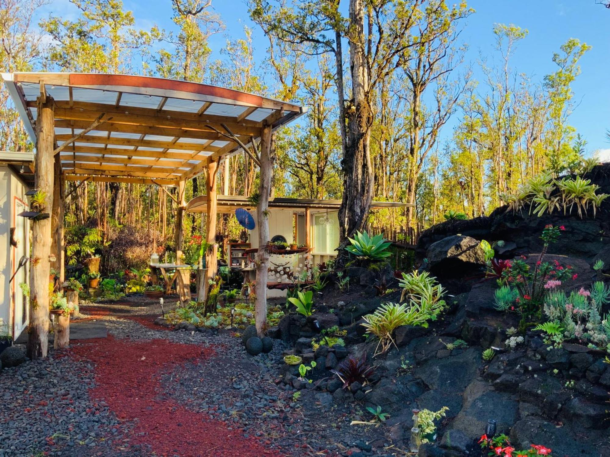Exotic Garden Cottage At Amazing Volcano Fissure Mountain View Buitenkant foto