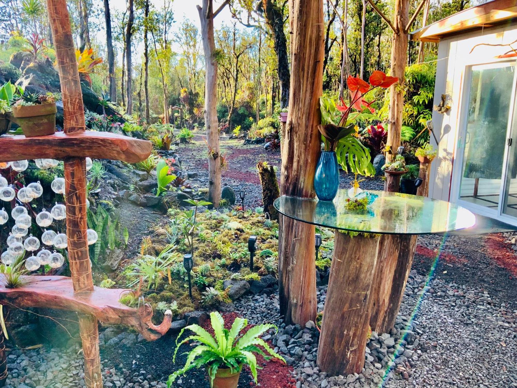 Exotic Garden Cottage At Amazing Volcano Fissure Mountain View Buitenkant foto