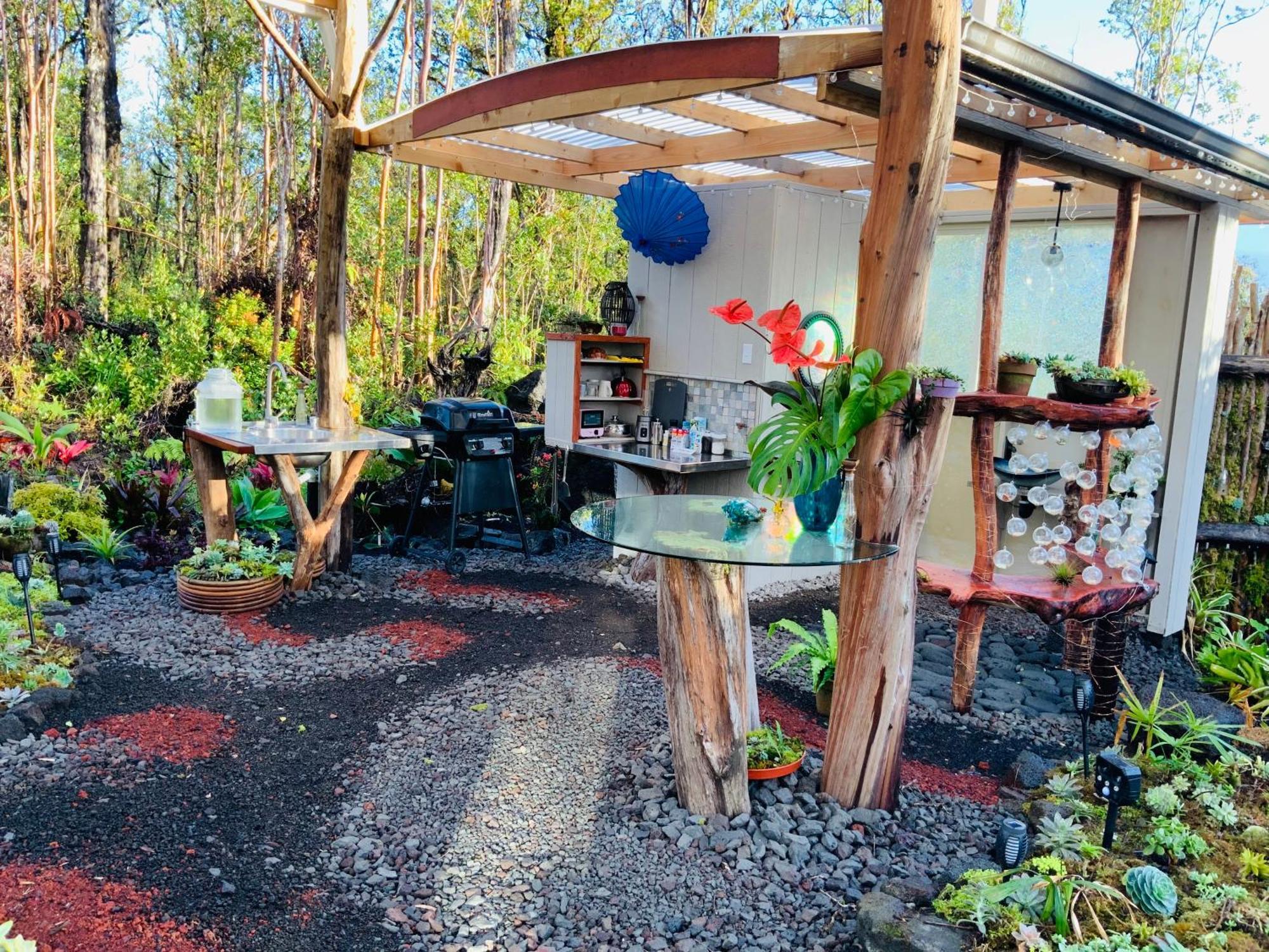 Exotic Garden Cottage At Amazing Volcano Fissure Mountain View Buitenkant foto
