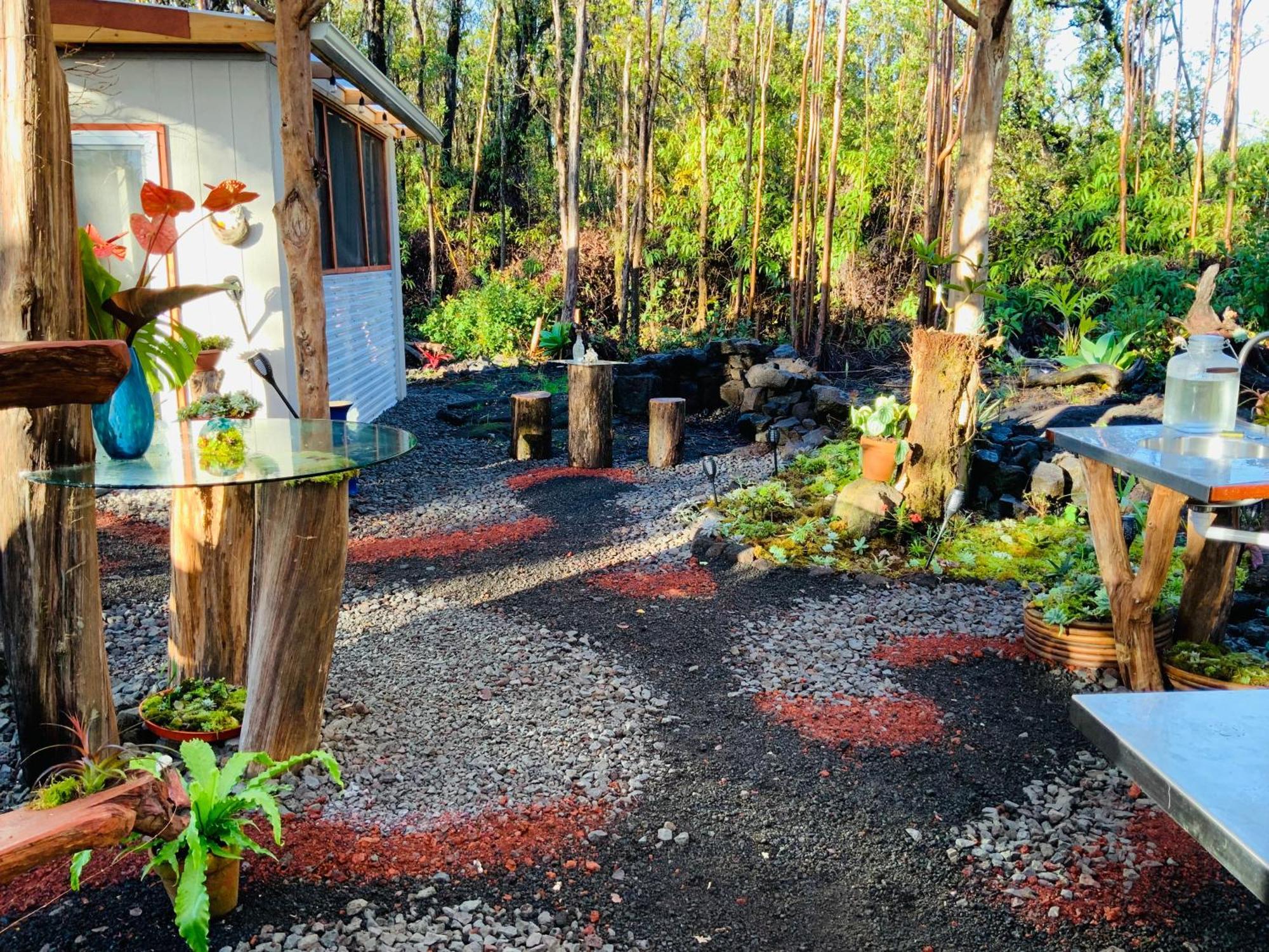 Exotic Garden Cottage At Amazing Volcano Fissure Mountain View Buitenkant foto