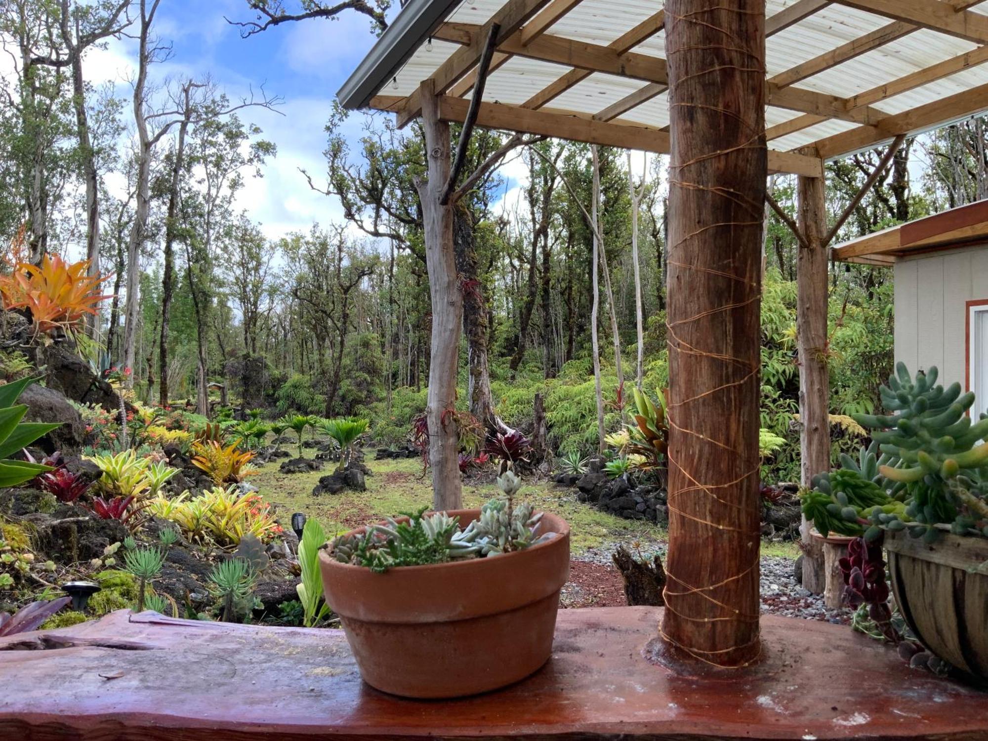 Exotic Garden Cottage At Amazing Volcano Fissure Mountain View Buitenkant foto