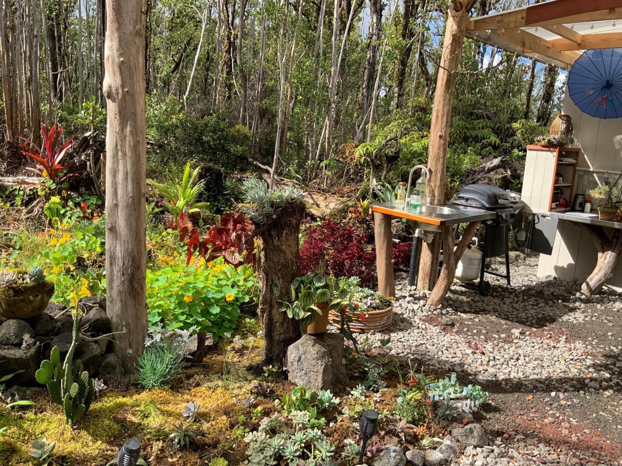 Exotic Garden Cottage At Amazing Volcano Fissure Mountain View Buitenkant foto