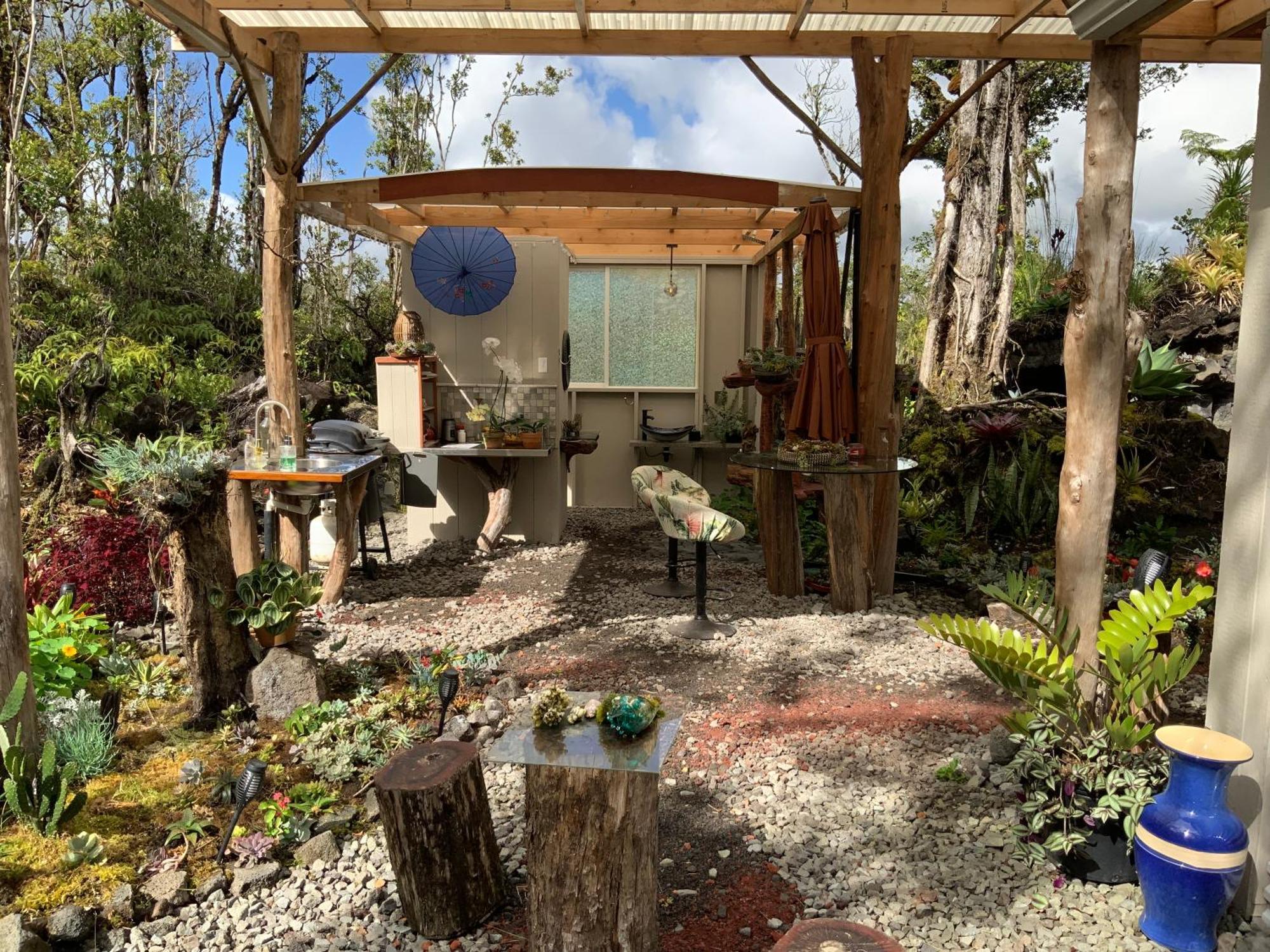 Exotic Garden Cottage At Amazing Volcano Fissure Mountain View Buitenkant foto