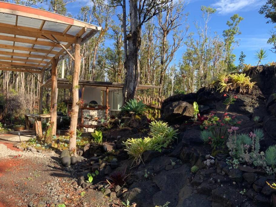 Exotic Garden Cottage At Amazing Volcano Fissure Mountain View Buitenkant foto
