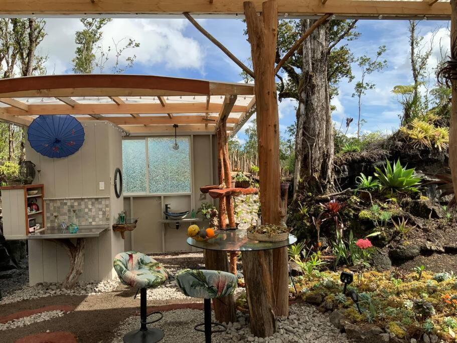 Exotic Garden Cottage At Amazing Volcano Fissure Mountain View Buitenkant foto