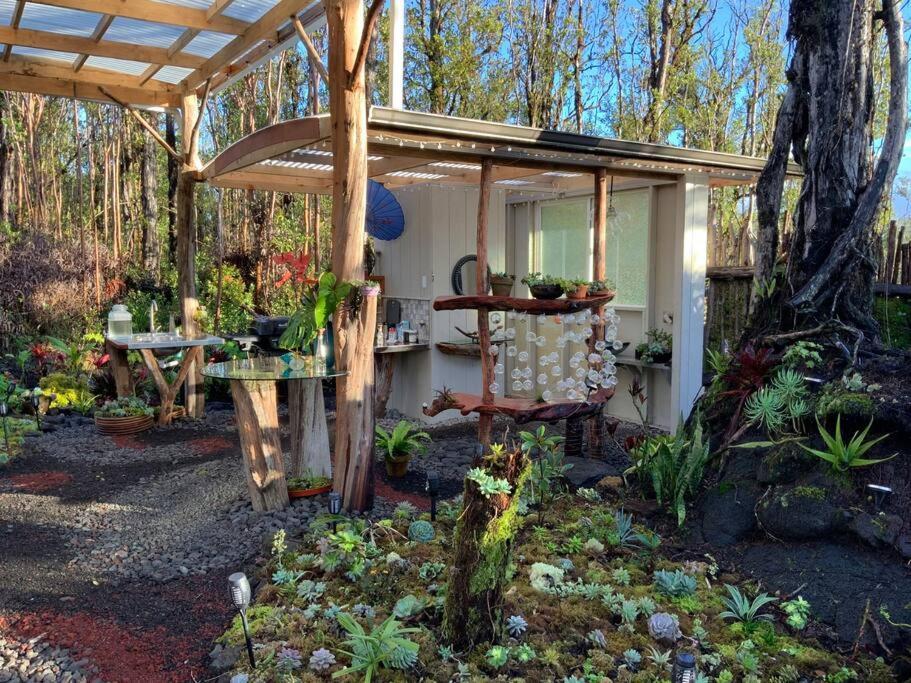 Exotic Garden Cottage At Amazing Volcano Fissure Mountain View Buitenkant foto